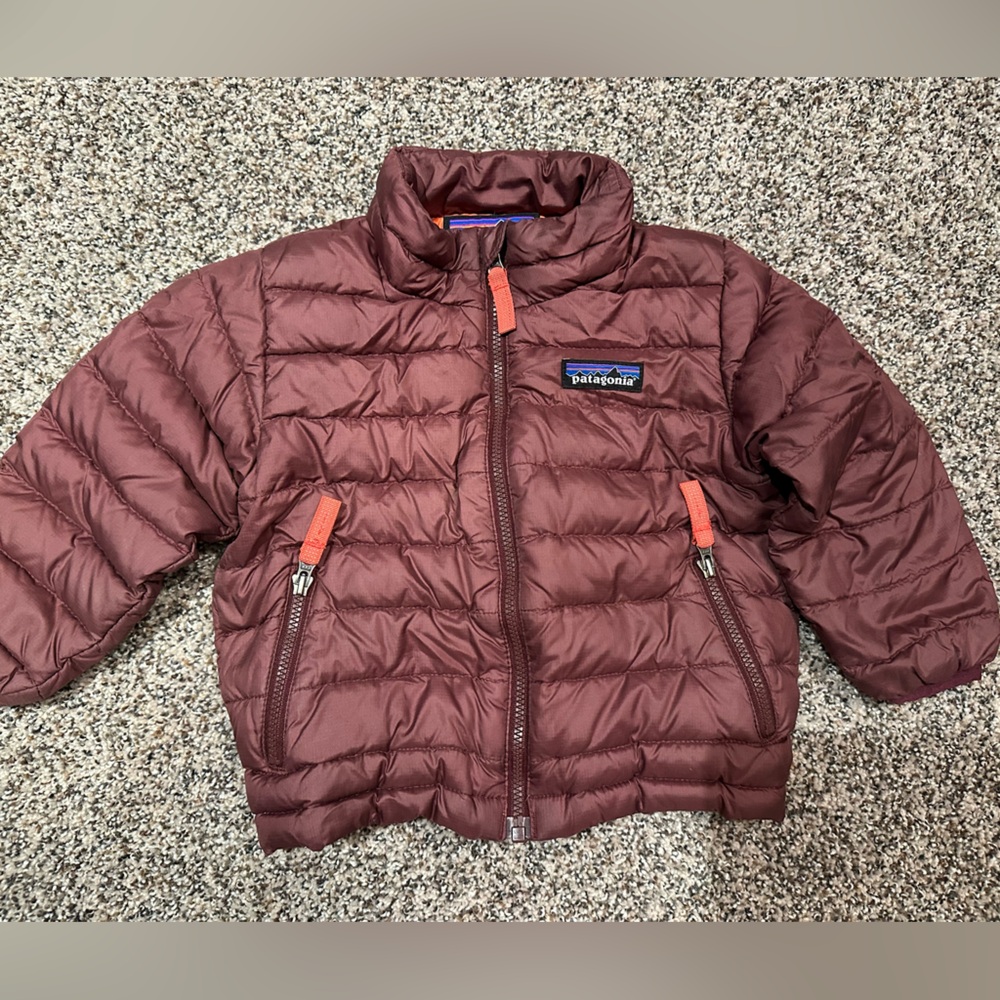 Patagonia Kids' Burgundy Puffer Jacket
